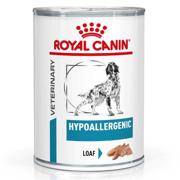 Royal Canin Veterinary Diet Hypoallergenic Umido Cane