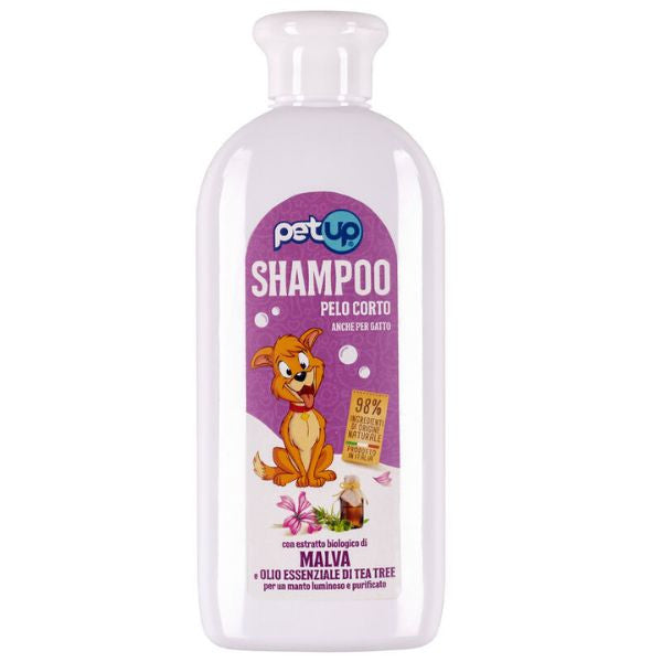 shampoo purificante per cani a pelo corto e gatti petup immagine2