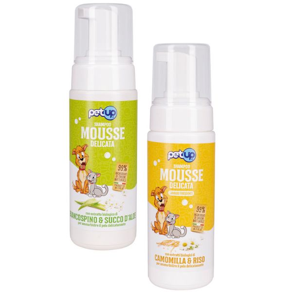 shampoo mousse delicata per lavaggi frequenti petup 200 ml immagine2