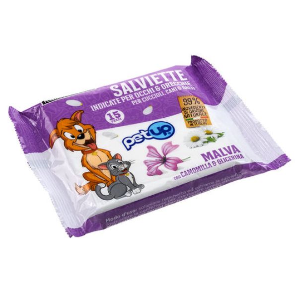 Salviette per occhi e orecchie PetUp