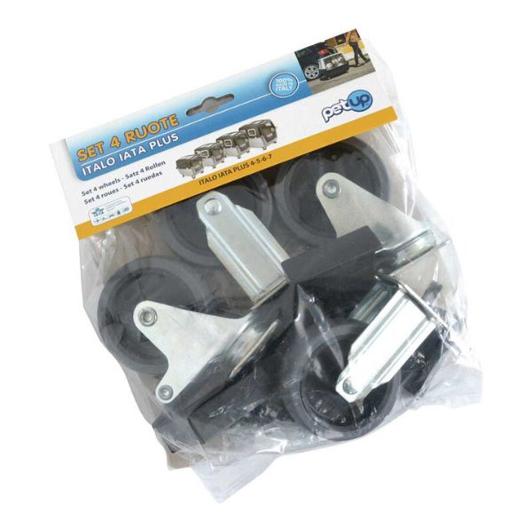 Trasportino Skudo Iata Leopet - 1 confezione da 4 ruote