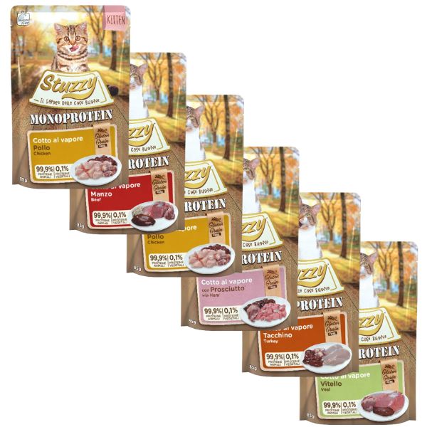 stuzzy cat monoproteico grain&gluten free 85 gr immagine2