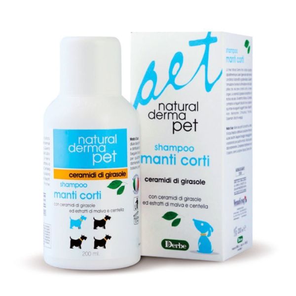 shampoo manti corti natural derma pet immagine2