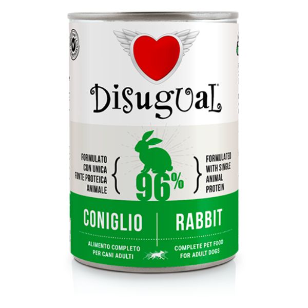 Disugual Monoproteico Grain Free 400 gr - Coniglio