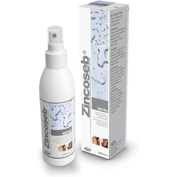 zincoseb spray sebo-riequilibrante icf per cani e gatti immagine2