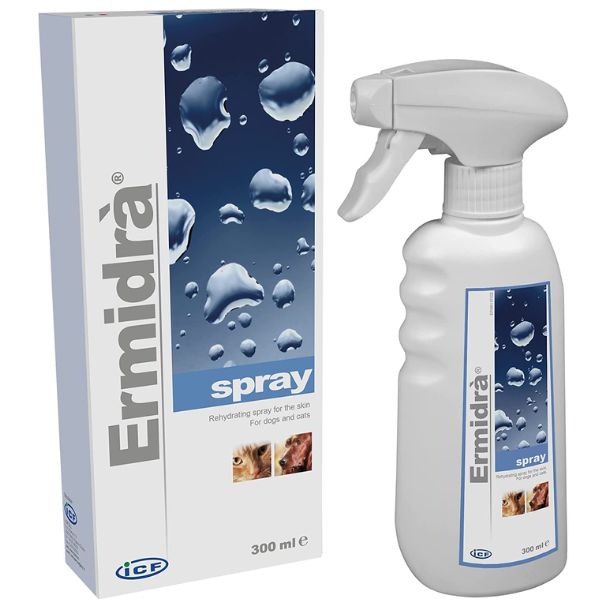 ermidrà spray idratante anti secchezza icf per cani e gatti immagine2