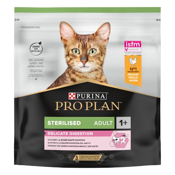 Purina Pro Plan Delicate Digestion Sterilised Adult 1+ con Pollo - 400 gr