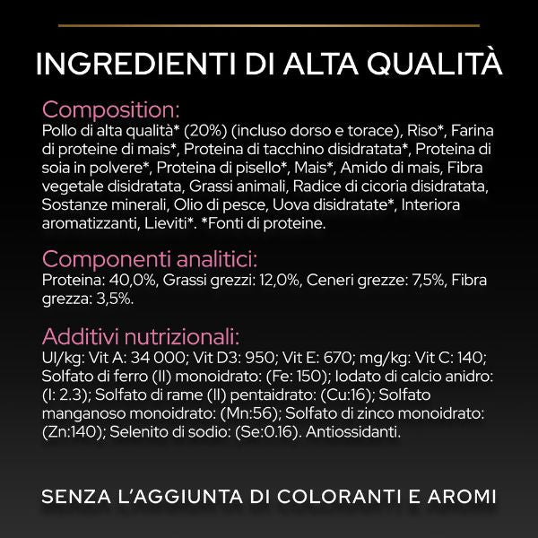 purina pro plan delicate digestion sterilised adult 1+ con pollo immagine5