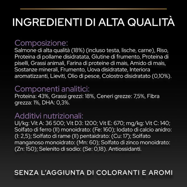 purina pro plan healthy start sterilised kitten con salmone (scadenza: 31/12/2025) immagine6