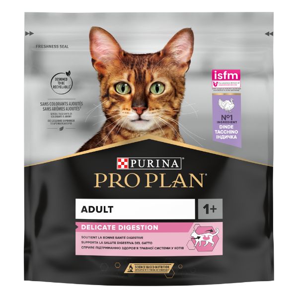 Purina Pro Plan Delicate Digestion Adult 1+ con Tacchino - 400 gr