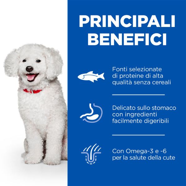 hill's science plan hypoallergenic adult small&mini dog al salmone immagine3