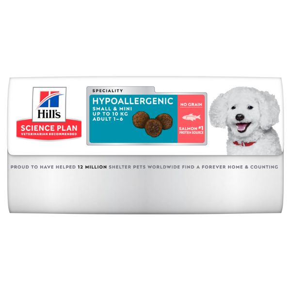 hill's science plan hypoallergenic adult small&mini dog al salmone immagine7