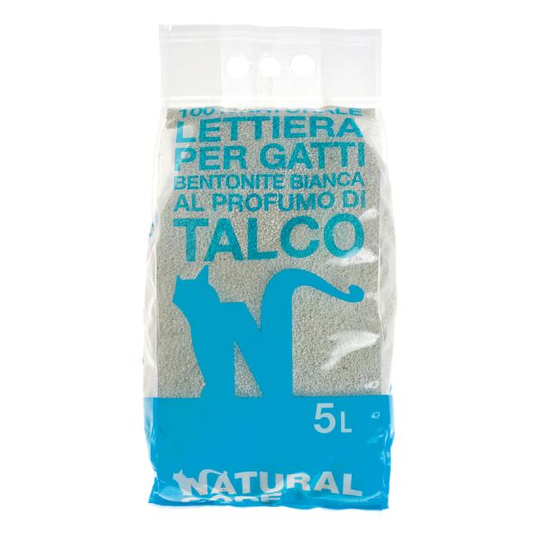 Natural Code Lettiera Bentonite  - 5 litri - Talco 