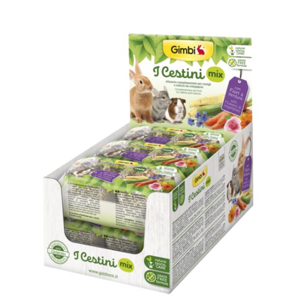 gimbi i cestini snack grain free per conigli immagine3