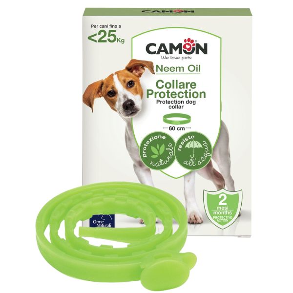 Orme Naturali Collare Antiparassitari Barriera per Cani  - 60 cm 