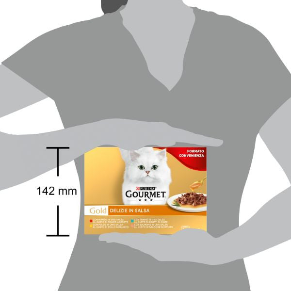 purina gourmet gold delizie in salsa umido gatto multipack 24x85g immagine3