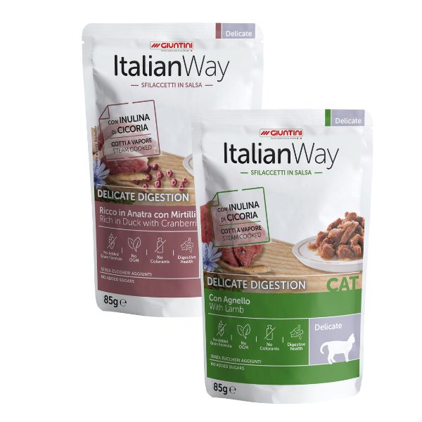 italianway cat sfilaccetti in salsa delicate digestion 85 gr immagine2