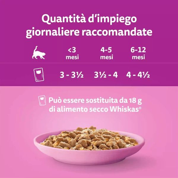 whiskas selezione assortita multipack 40 pezzi da 85 gr immagine2