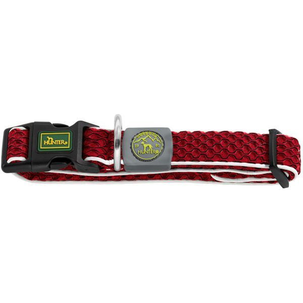 Collare per cani Hilo Vario-Basic Hunter - Rosso - M/L