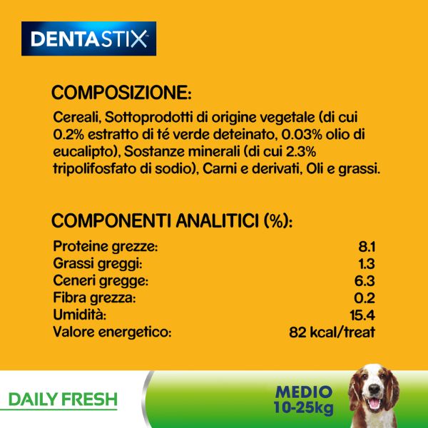 pedigree dentastix fresh medium snack per l'igiene orale immagine6
