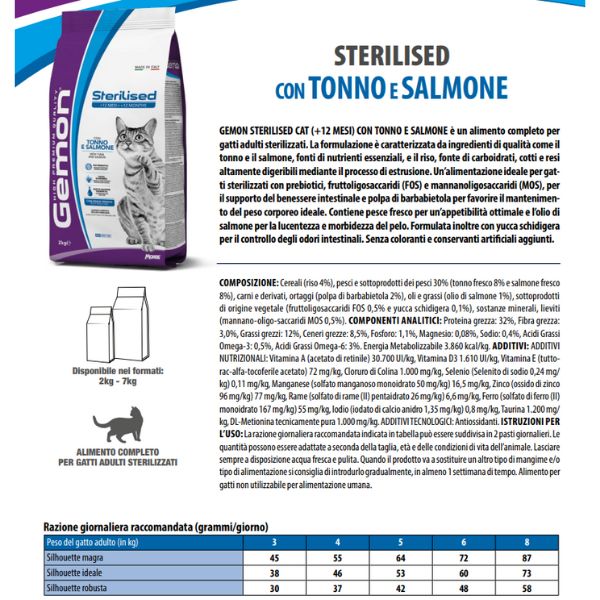 monge gemon cat sterilised con tonno e salmone immagine3