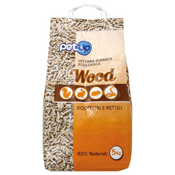 Petup Cubetto Wood Lettiera igienica ecologica - 5 Kg