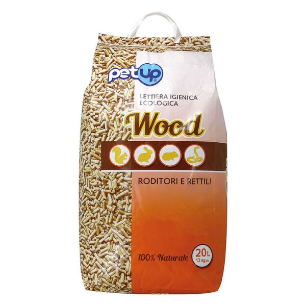 Petup Cubetto Wood Lettiera igienica ecologica - 12 Kg