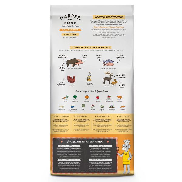 harper and bone adult medium/large wild mountain grain free immagine5