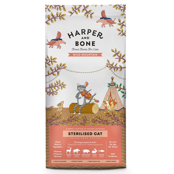 harper and bone sterilised cat grain free wild mountain immagine2
