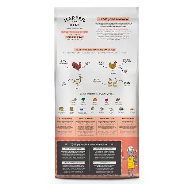 harper and bone sterilised cat flavours of the farm immagine3