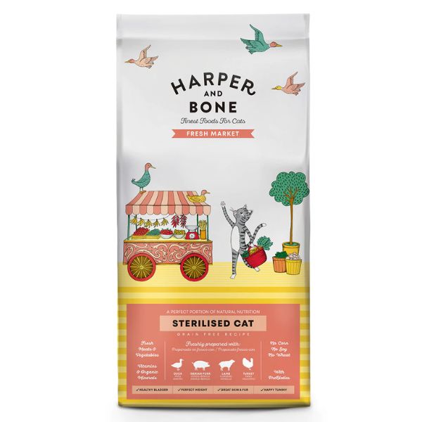 Harper and Bone Sterilised Cat Grain Free Fresh market