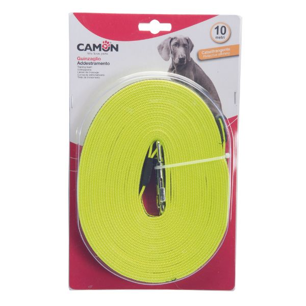 Guinzaglio lunghina da addestramento catarifrangente Camon - 10 mt