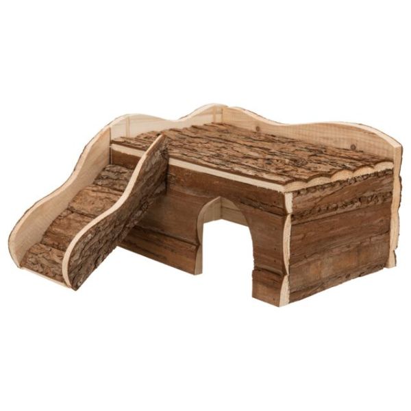 Accessori per gabbia Roditori in corteccia d'albero Natural Living Trixie - Casetta Ineke