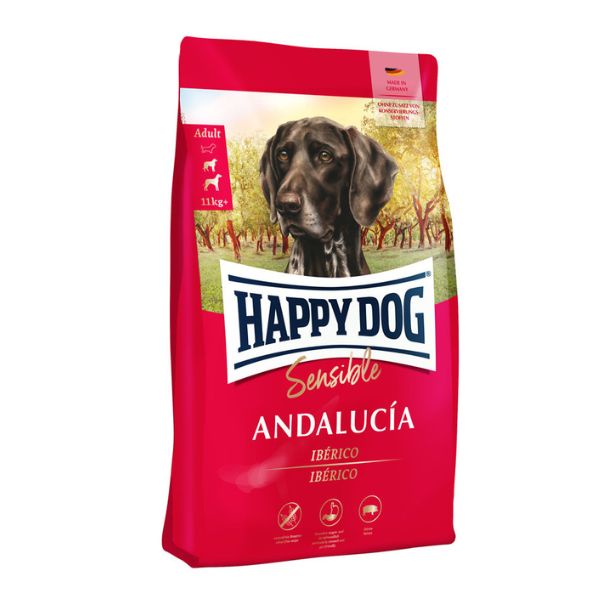 Happy Dog Sensible Medium/Large Andalucia Grain Free Suino iberico e verdure - 2,8 Kg (scadenza: 29/03/2026)