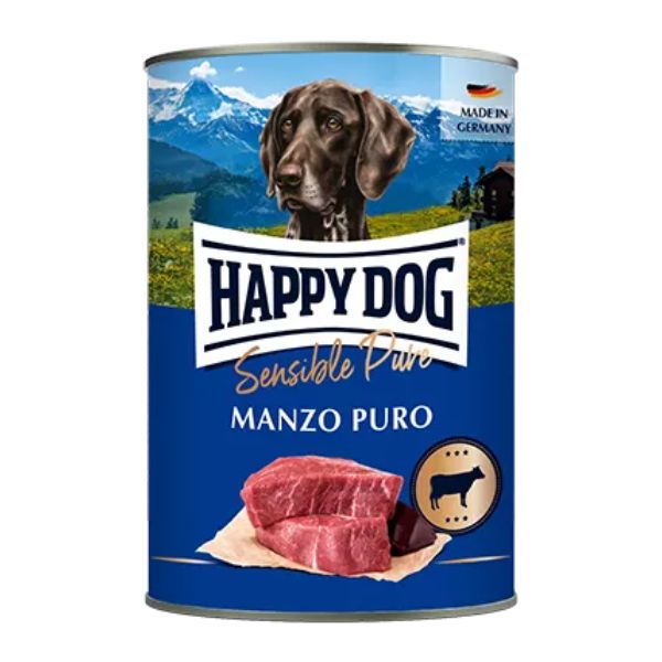 Happy Dog Sensible Pure Monoproteico Grain Free 200 gr - Manzo