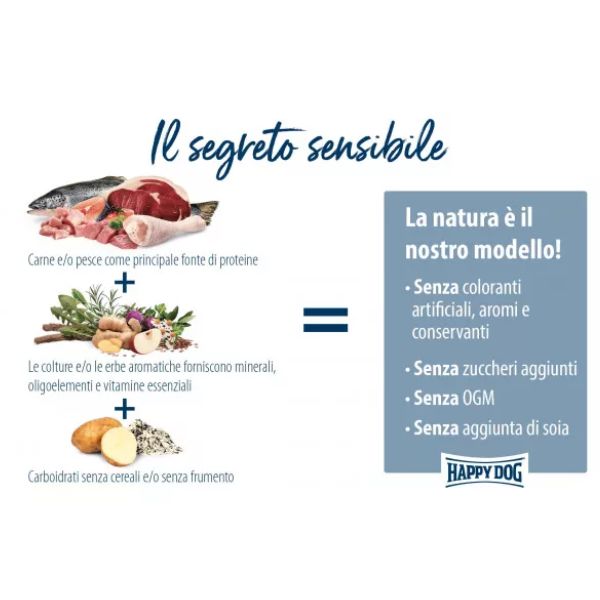 happy dog sensible medium/large andalucia grain free suino iberico e verdure immagine4