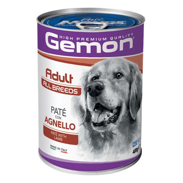 Monge Gemon Dog Adult All Breeds Patè 400 gr - con Agnello