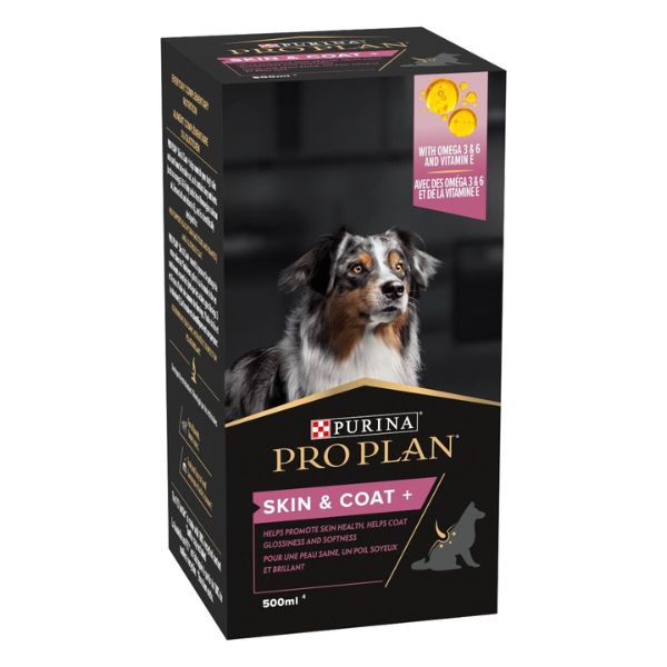 Purina Pro Plan Veterinary Diets Supplement Skin and Coat Plus integratore per cani - 500 ml (scadenza: 31/10/2025)