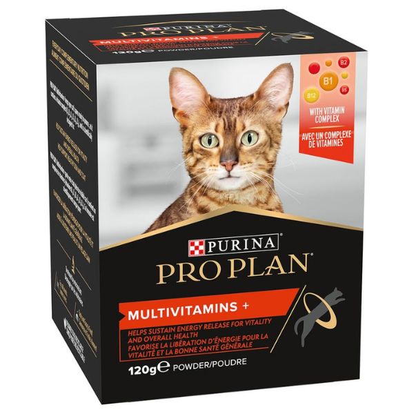 Purina Pro Plan Veterinary Diets Supplement Multivitamins Plus integratore per gatti (scadenza: 31/01/2026) - 120 gr