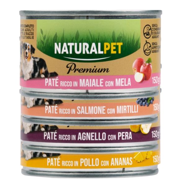 naturalpet premium dog adult patè 150 gr immagine2