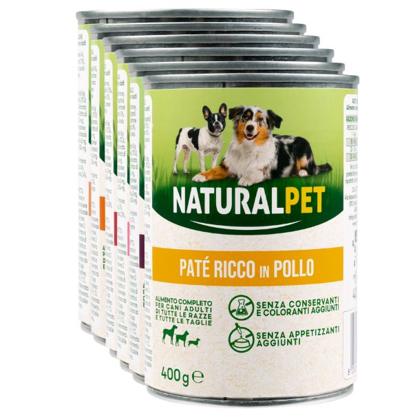 naturalpet dog adult patè all breeds 400 gr immagine2