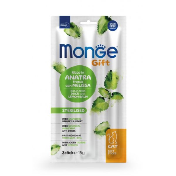 monge gift snack grain free per gatti sterilised immagine2