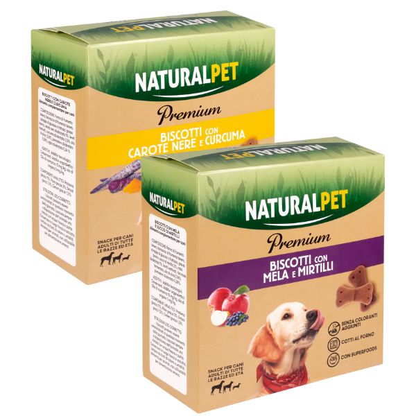 naturalpet premium biscotti per cani all breeds con superfood 200 gr immagine2