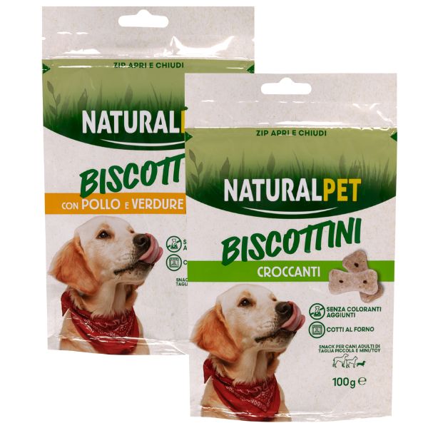 naturalpet biscotti per cani mini/toy 100 gr immagine2