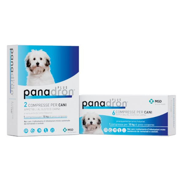 msd panadron plus vermifugo compresse per cani <35 kg immagine2