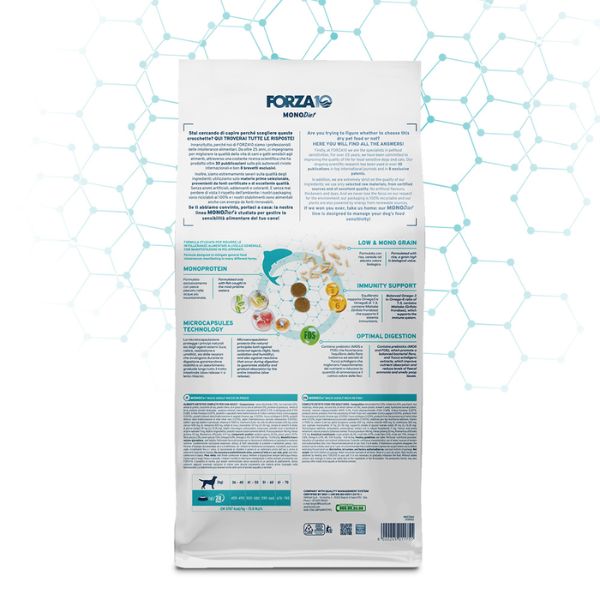 forza10 monodiet maxi adult low grain hypoallergenic pesce immagine4