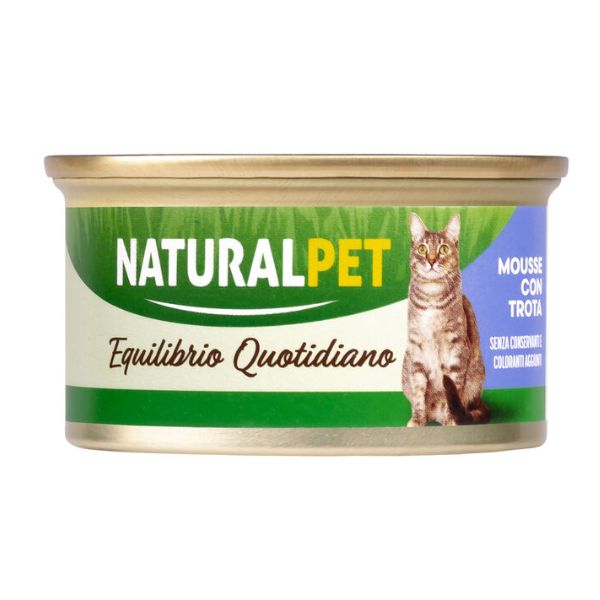 NaturalPet Cat Adult Mousse 85 gr  - Trota