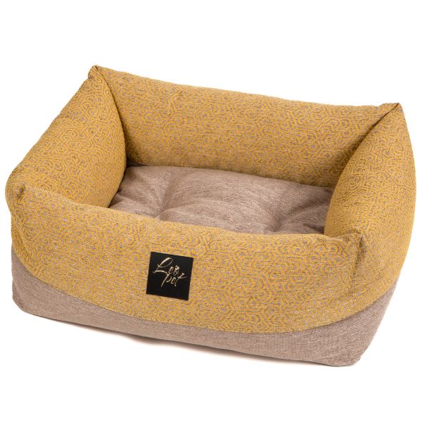 Cuccia rettangolare Elba Gold Hexagon Range Premium Leopet