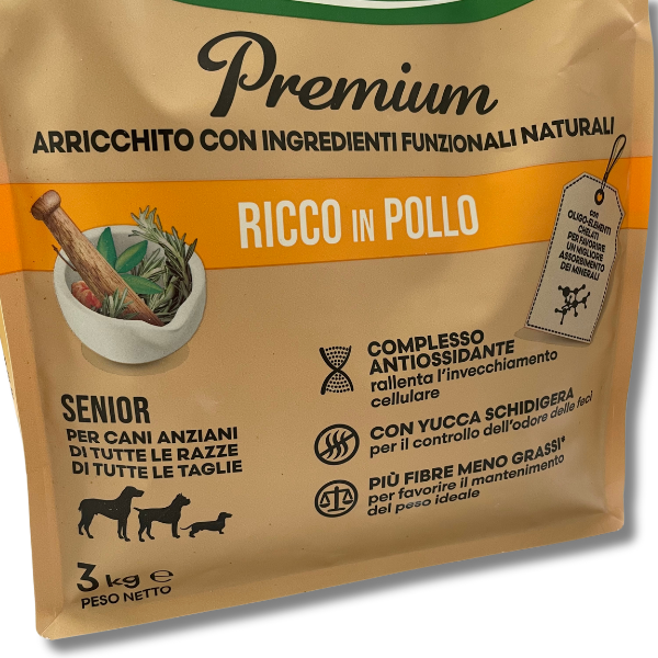 naturalpet premium senior all breeds pollo e riso immagine3