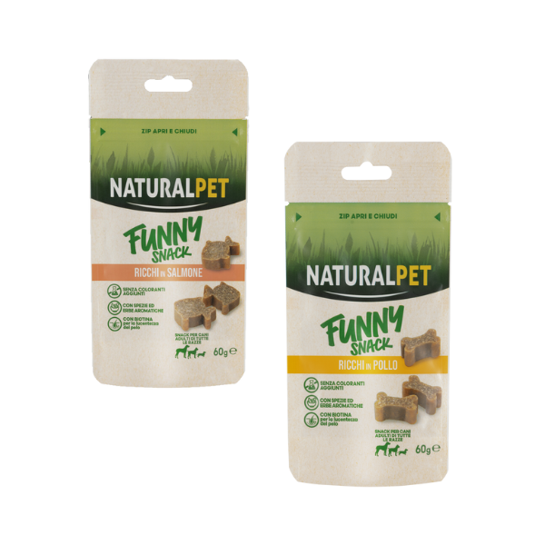 naturalpet funny snack per cani 60 gr immagine2
